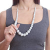 teething jewelry for mom - mona marble teething necklace