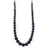 teething necklace for mom with easy open clasp magnet mona in midnight